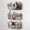 Set of 3 Wire Organizer Display Wall Mounted Hanging Baskets Storage Bins